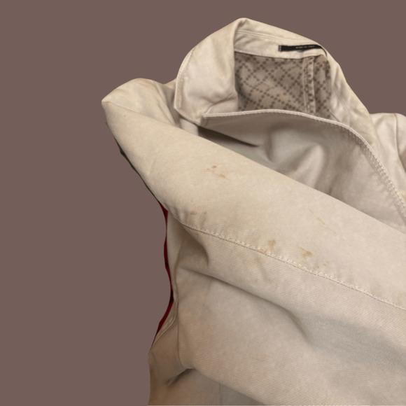 Gucci Cotton Blazer | Beige | Size 48 | Vintage - Picture 2 of 10